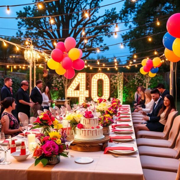 40th birthday party ideas