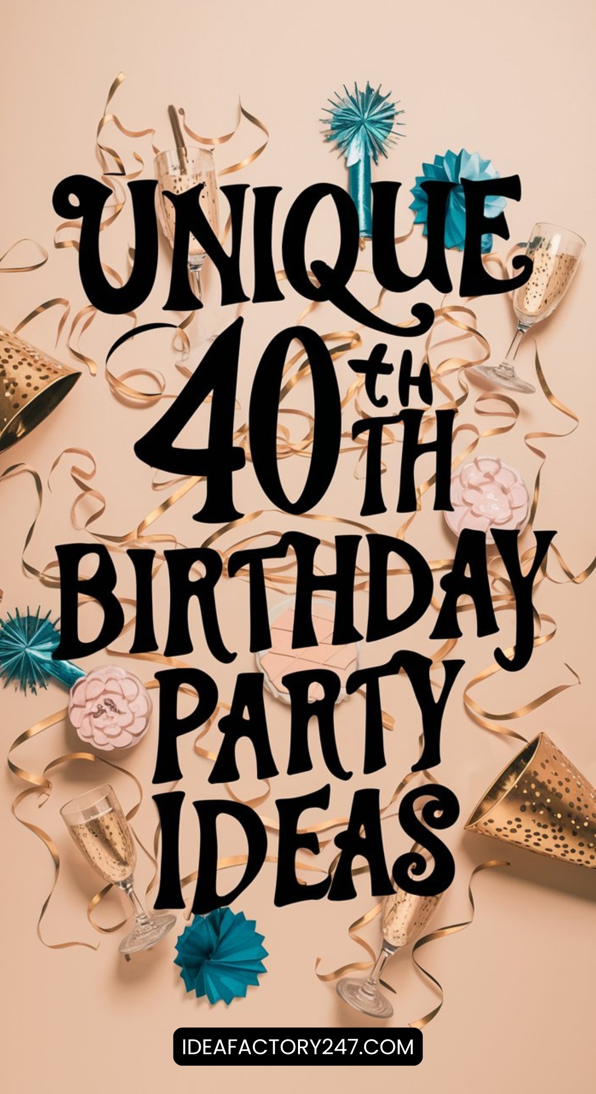 40th birthday party themes