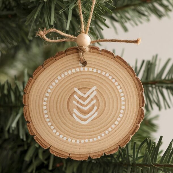 Boho Christmas Ornament