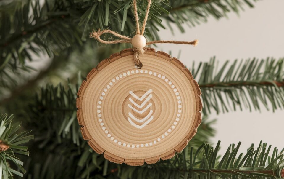 Boho Christmas Ornament