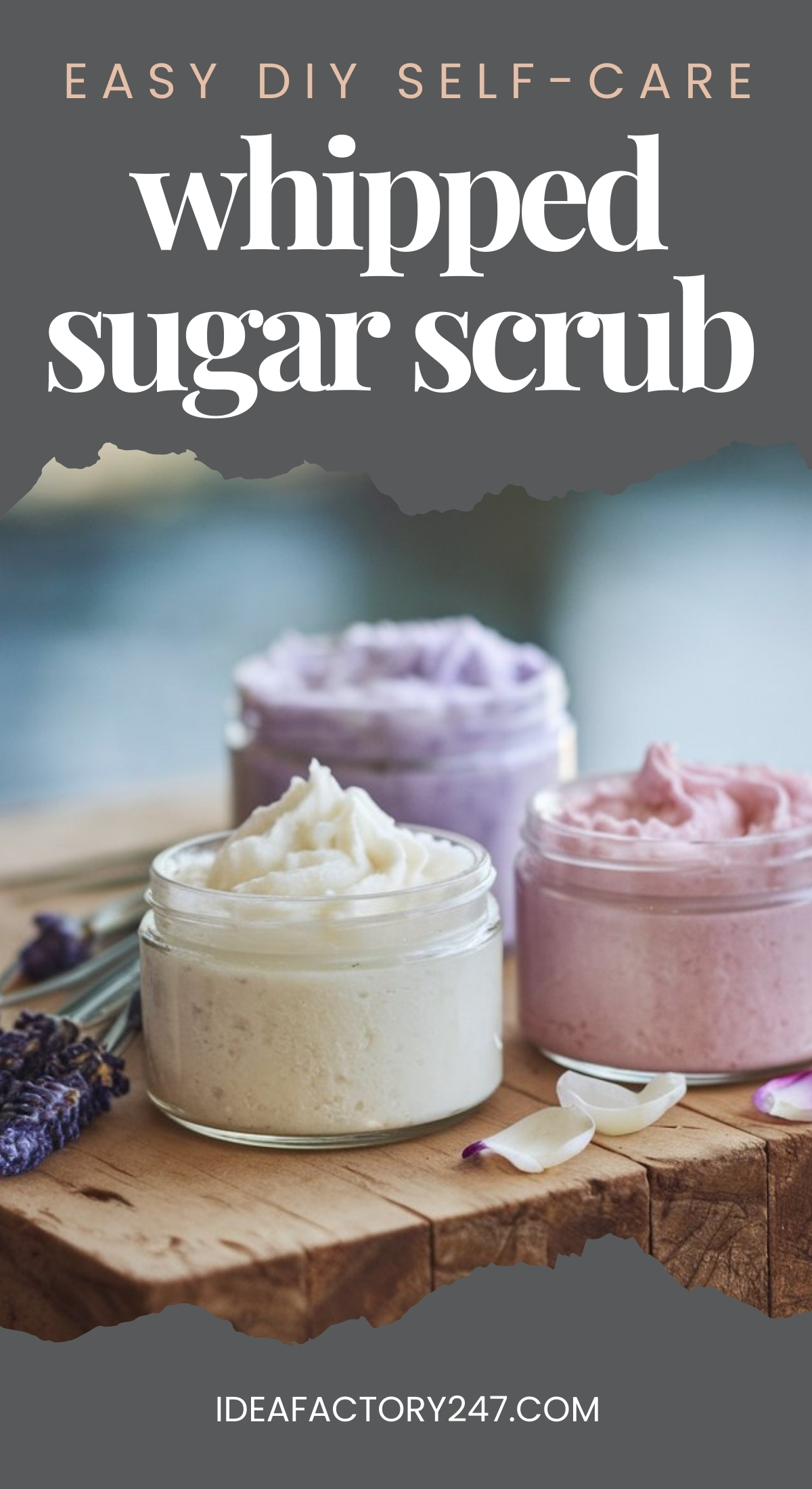 Have a DIY spa day with this luxurious whipped sugar scrub.