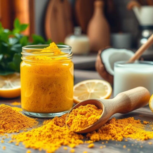 Homemade Turmeric Body Scrub Recipe