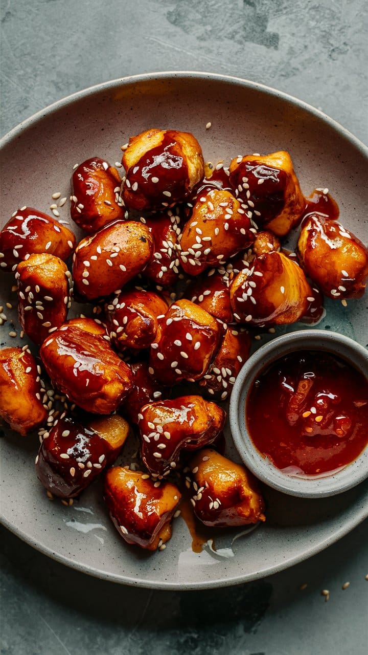 Sweet and Spicy Chicken Bites