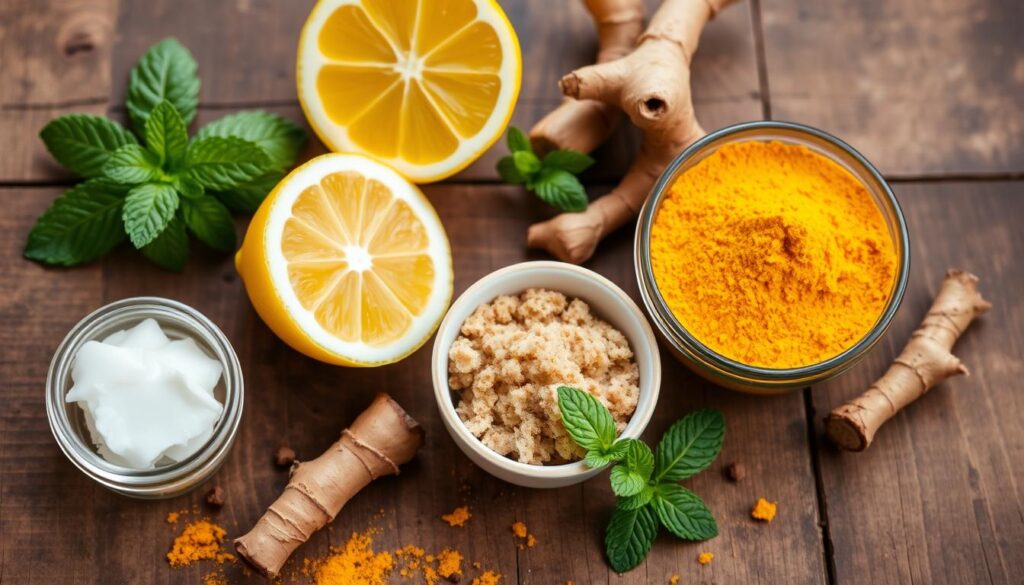 Turmeric body scrub ingredients