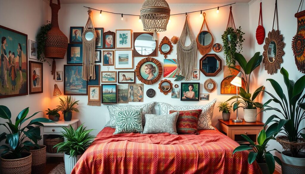 bohemian bedroom decoration