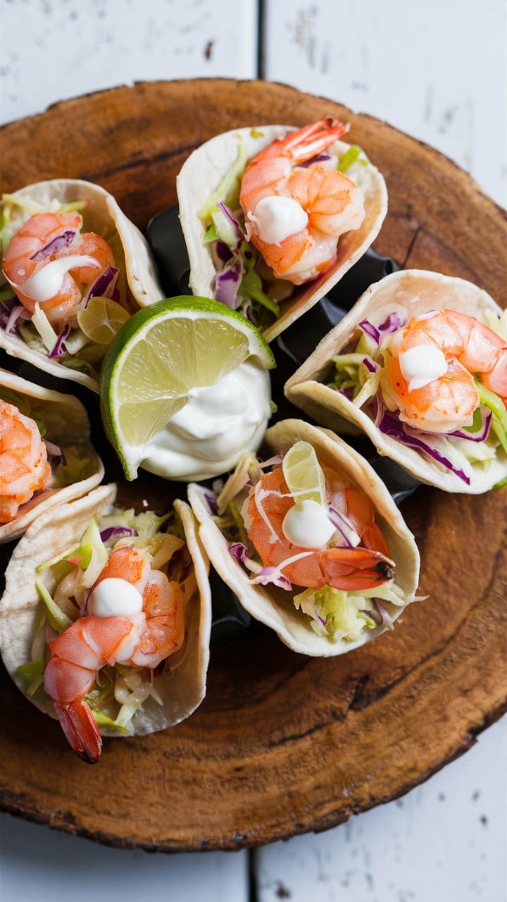 shrimp tacos mini