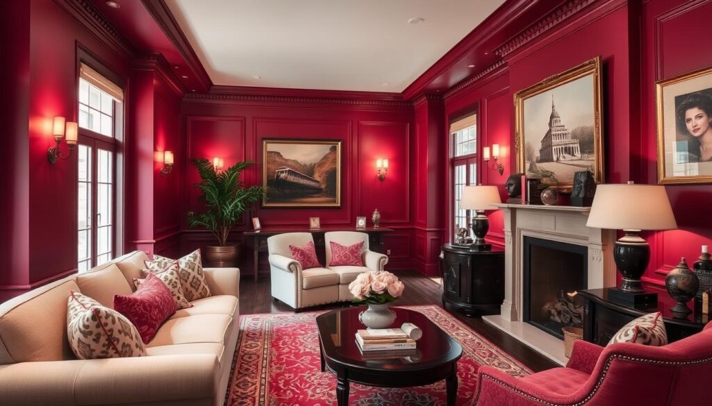 rich red and burgundy paint colors