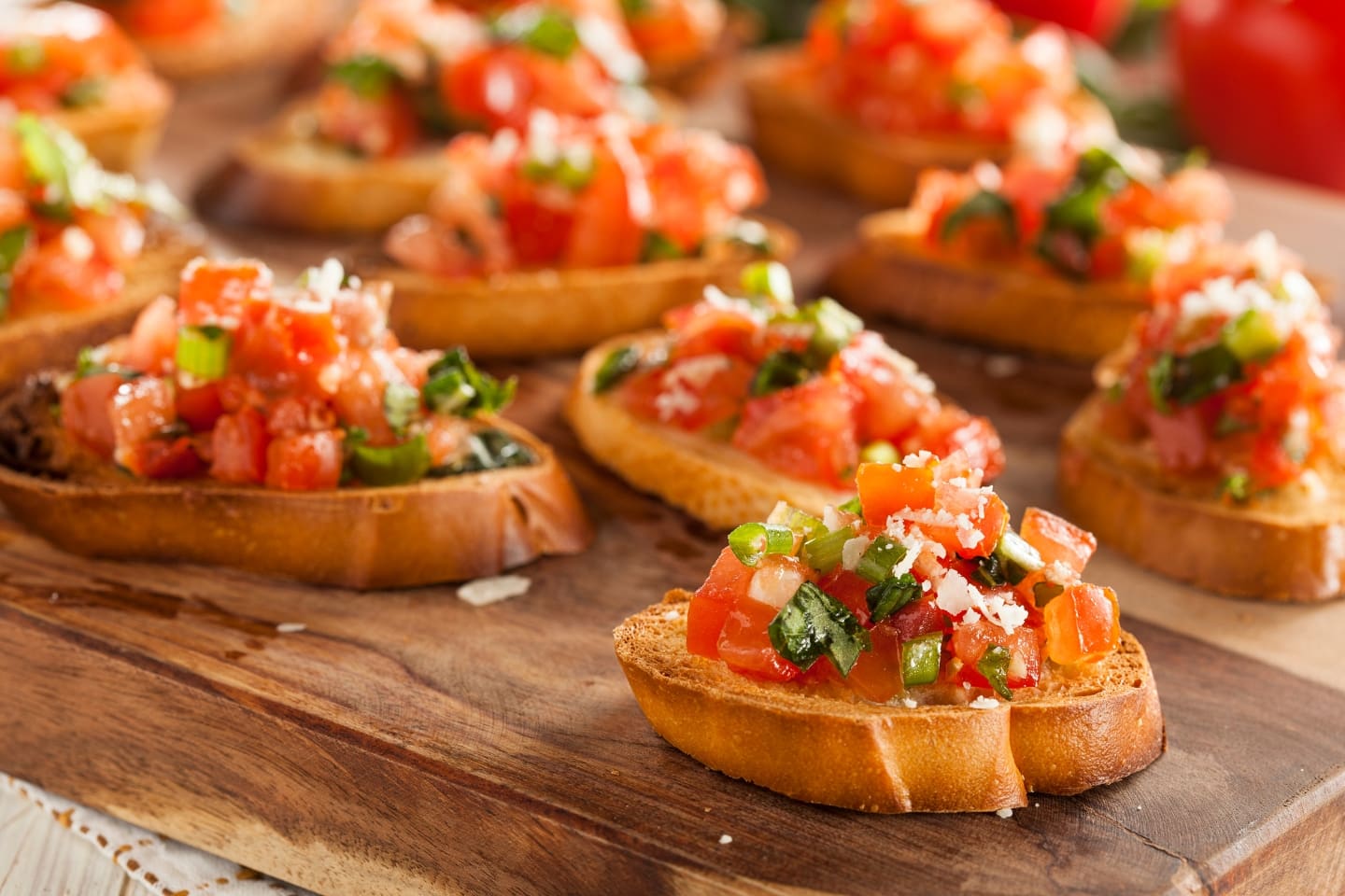 Display of healthy appetizer ideas for your next party.