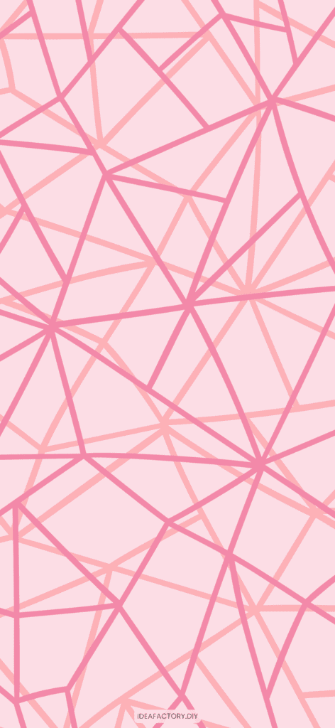 Shades of Pink Geometric Wallpaper