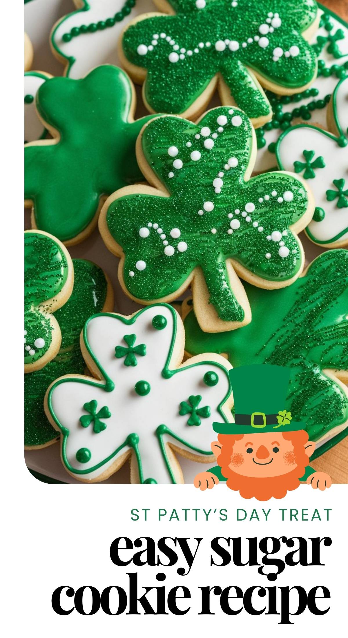 Get ready to celebrate St. Patrick's Day with these delightful sugar cookies that are sure to bring a smile to your face. These cookies are not just sweet treats; they are little pieces of joy that add a festive flair to any gathering.