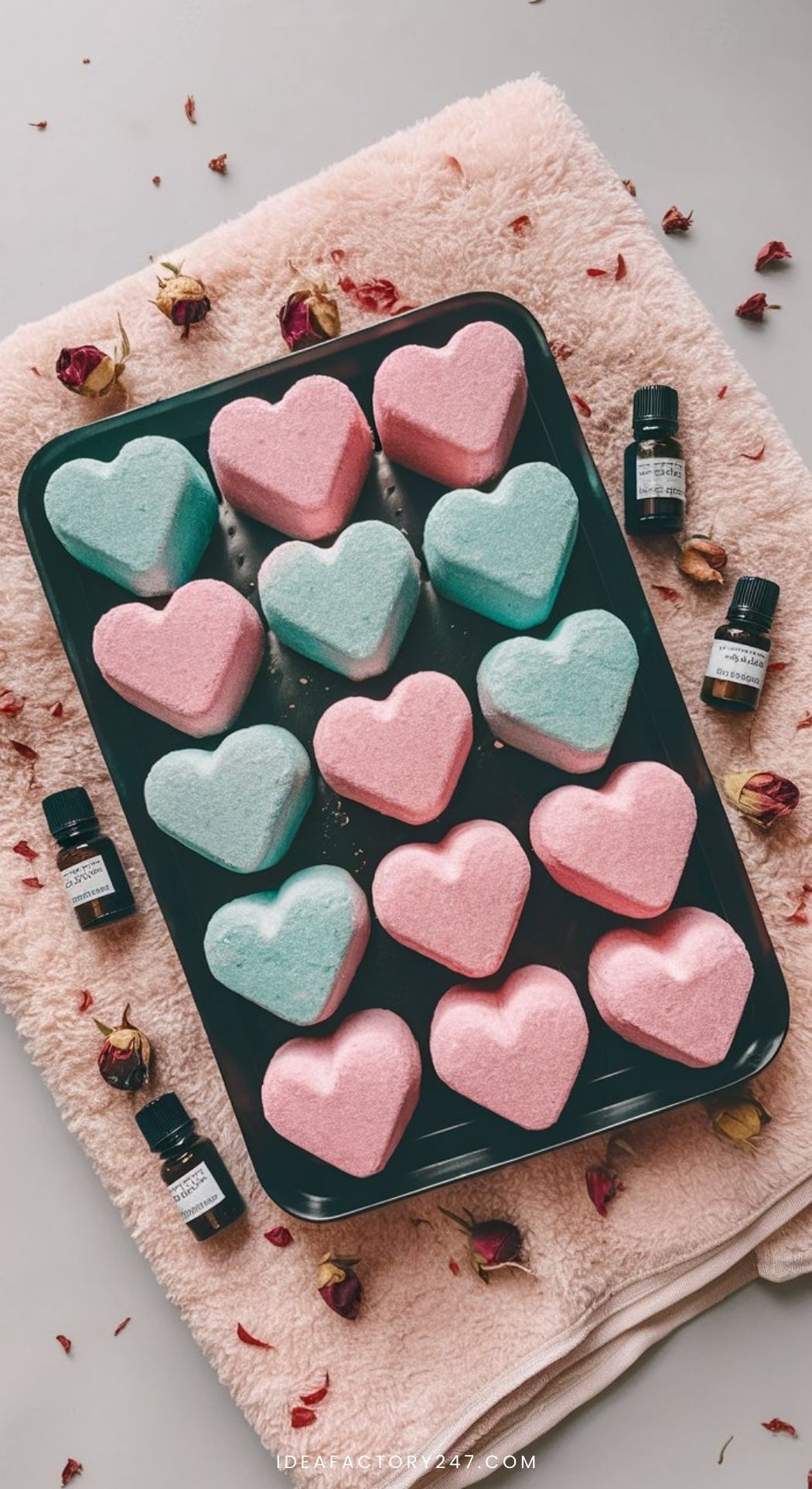 Valentines Day gifts_DIY bath bomb