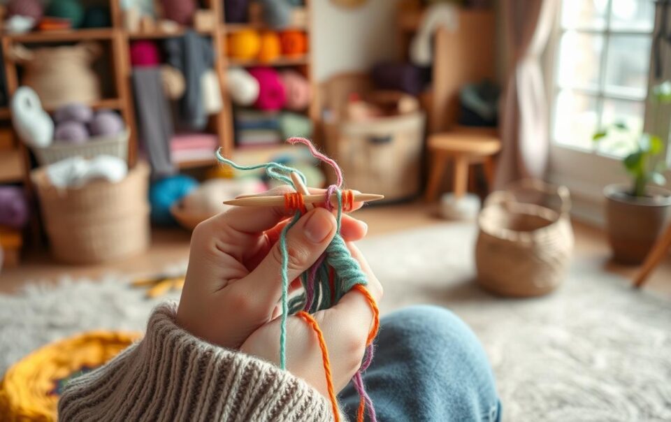 finger knitting for beginners