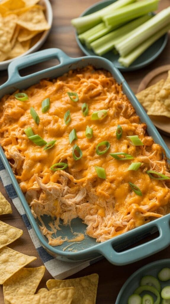 This buffalo chicken cream cheese dip is creamy, spicy, and perfect for game day. A bold appetizer that always disappears fast.