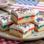 4th of July Funfetti Sugar Cookie Bars: An Easy Patriotic Dessert