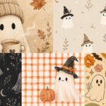 45+ Cute Ghost iPhone Wallpaper Designs (Free Pink, Pastel & Halloween Backgrounds)