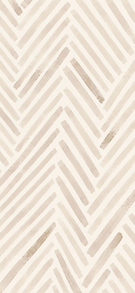 Beige and light brown diagonal brushstroke pattern forming a repeating herringbone or chevron design on a white background.