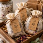 Bath Tea Bags DIY: An Easy No-Mess Bath Salts Gift