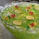 Elf Fuel Shimmer Punch | Simple Green Christmas Punch Recipe