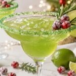 Mistletoe Margarita Mocktail Recipe | Cocktail + Party Punch Recipes Included