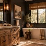 Black and Wood Bathroom Ideas: 15 Rustic, Moody & Modern Designs You'll Love