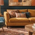 The New Bold: 21 Mustard Sofa Living Room Ideas With Cozy, Collected Style